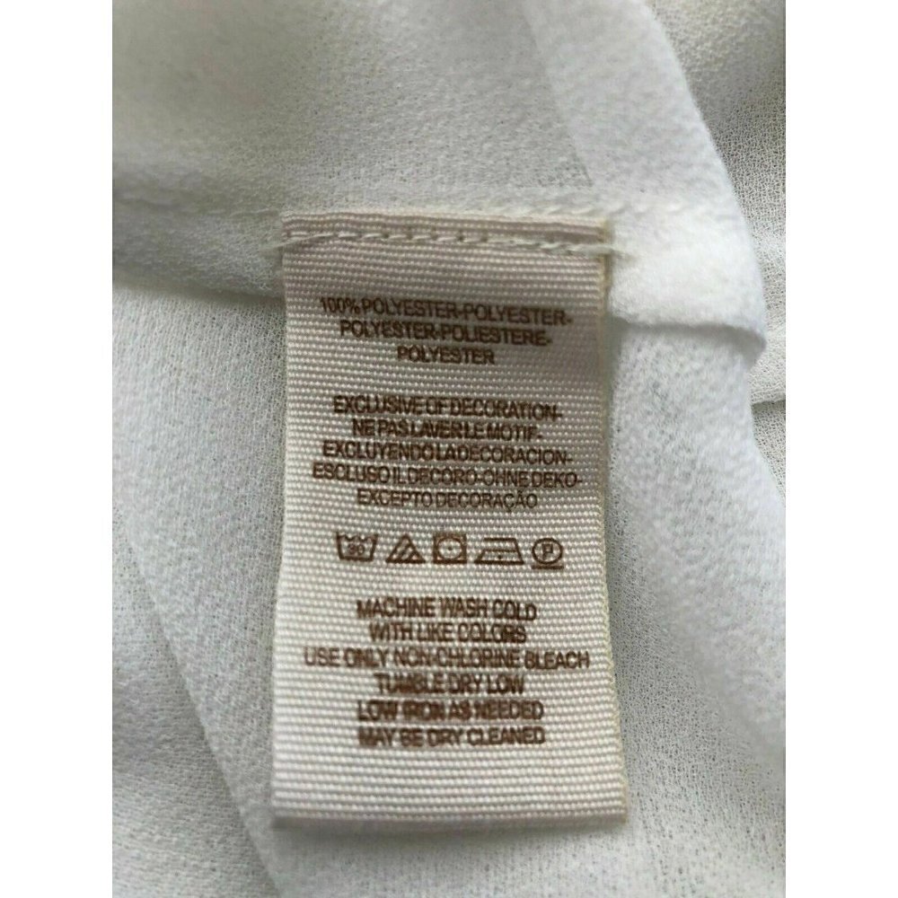 Free People Womens White pennies Sheer Storyteller - Picture 12 of 12